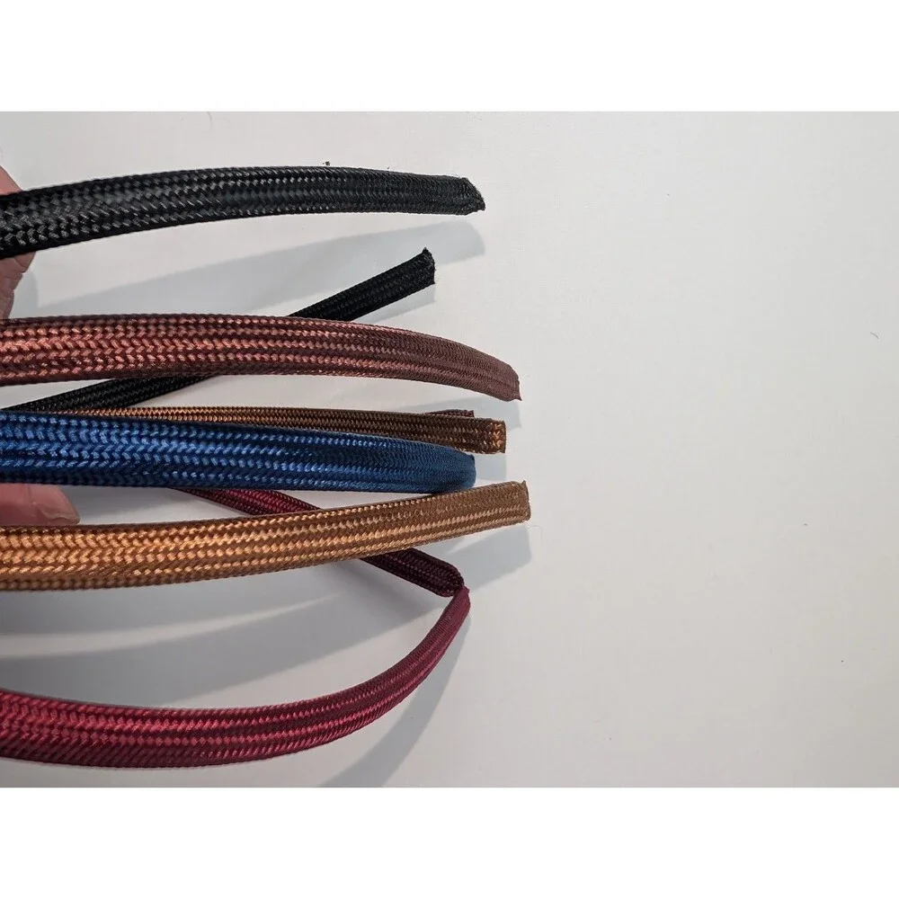 Goody Cloth Adult Hairbands 5 Count Assorted Colors Shoestring Headbands #84051 - Picture 4 of 4